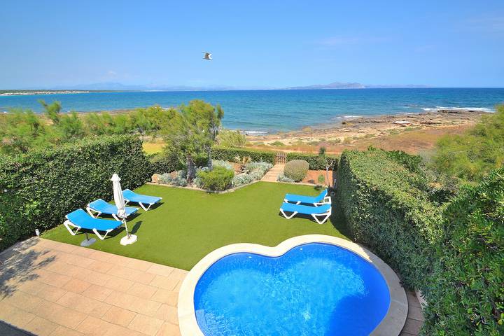 Finca für 6 Personen, mit Balkon und Terrasse sowie Garten in Colònia de Sant Pere