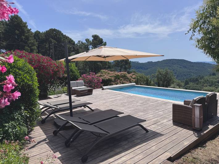 Villa for 4 personer med have in Chassiers, Parc naturel régional des Monts d'Ardèche