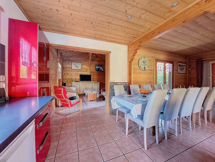 Location de vacances pour 18 personnes, avec jardin ainsi que sauna et terrasse à Morzine - 2