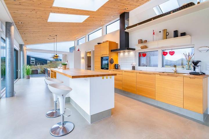  Falkevej 12 – Modernes Ferienhaus mit Panoramablick über Henne Strand  in Henne, Varde