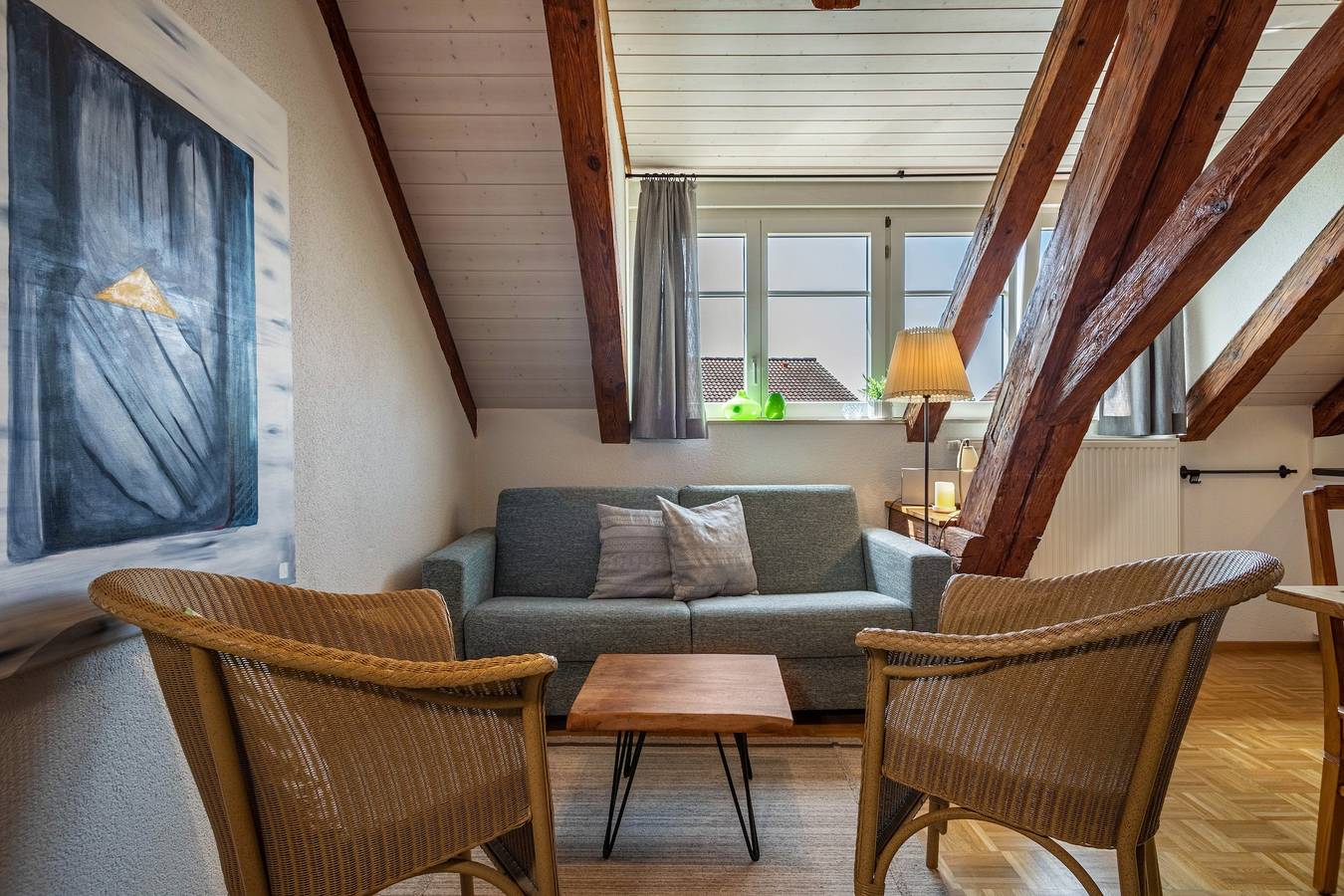 Apartamento entero, Apartamento de vacaciones para 4 personas con balcón in Kippenhausen, Immenstaad am Bodensee