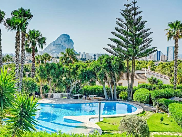 Bungalow pour 4 personnes, avec terrasse et jardin à Calpe