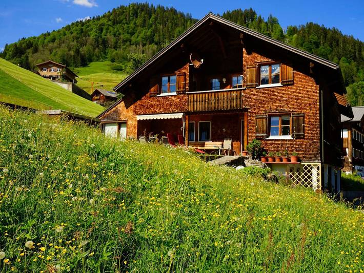 Ferienwohnung für 2 Personen, mit Balkon und Garten, kinderfreundlich in Schoppernau - 4