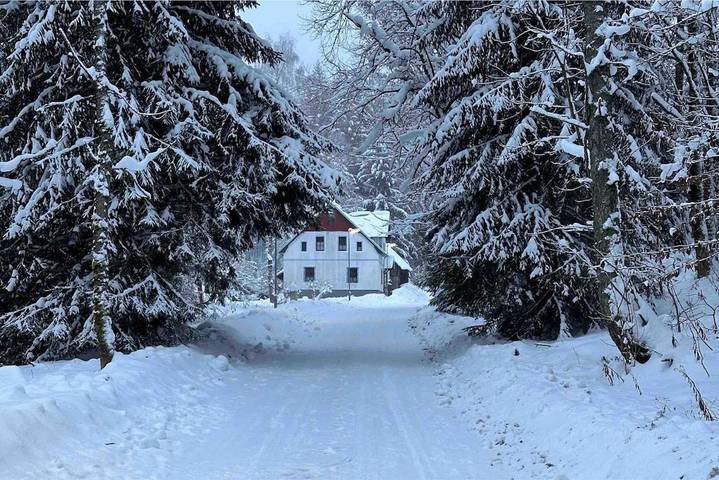 Dom dla 12 osób, z widok i ogród, zwierzęta dozwolone w Bozi Dar