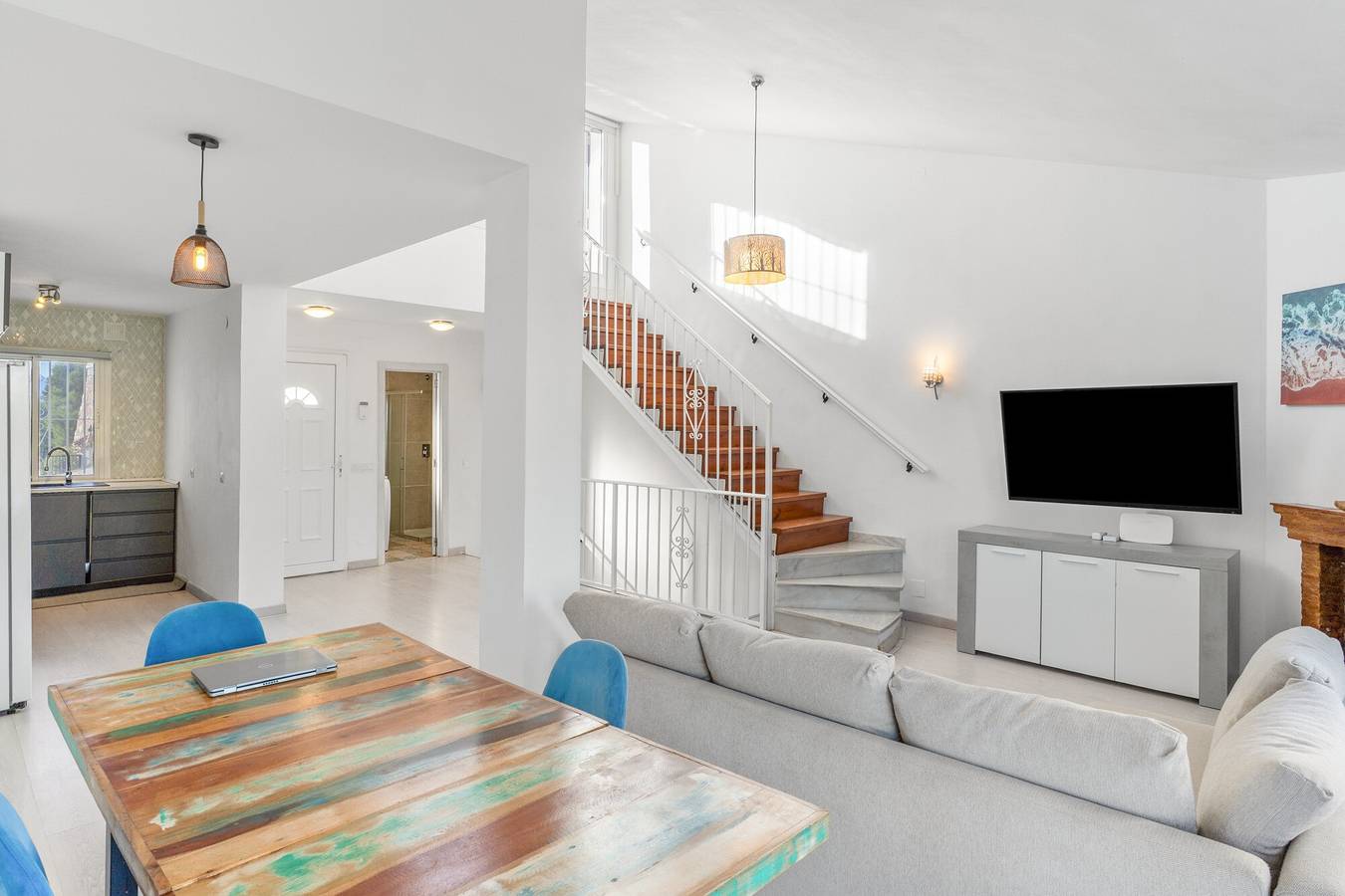 Maison de vacances 'París' avec vue mer, Wi-Fi et climatisation in La Capellania, Benalmádena