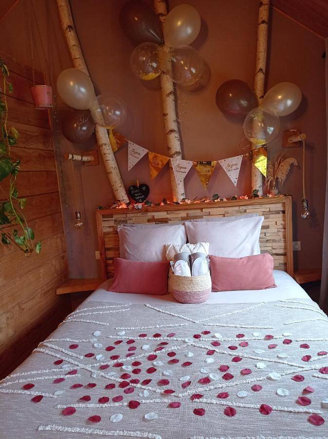 Chalet pour 2 personnes, avec terrasse ainsi que jardin et jacuzzi dans Loiret - 4