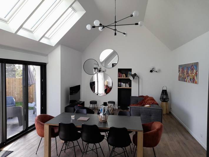 Maison de vacances pour 6 personnes, avec jardin et vue