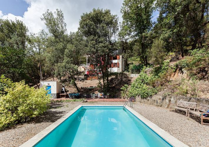 Casa vacanze 'Casa en el Montseny' con piscina privata, vista montagna e giardino in Sant Pere de Vilamajor, Barcellona entroterra