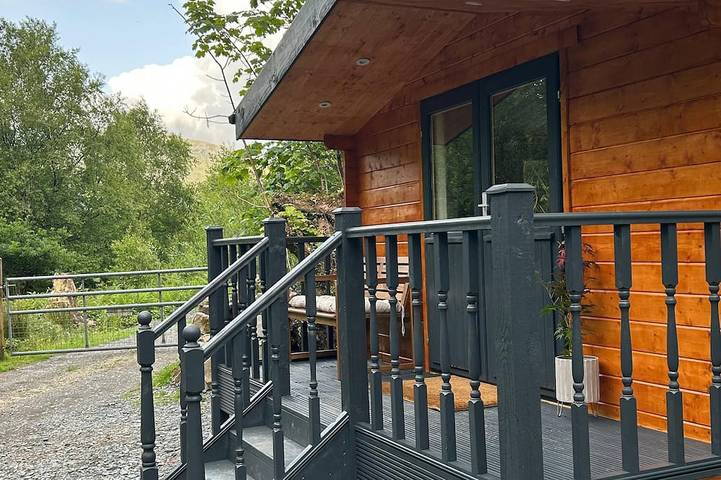 Blockhütte für 2 Personen, mit Balkon und Garten - 1