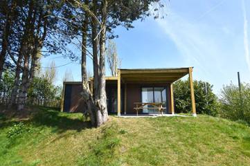 Maison de campagne pour 4 personnes, avec vue sur le lac et vue ainsi que terrasse et jardin à Evergem