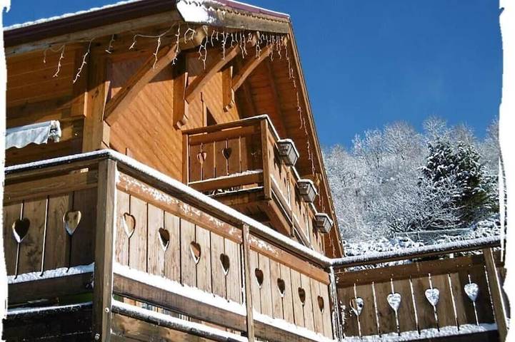 Gîte pour 4 personnes, avec balcon à Sainte-Agnès (Isère)