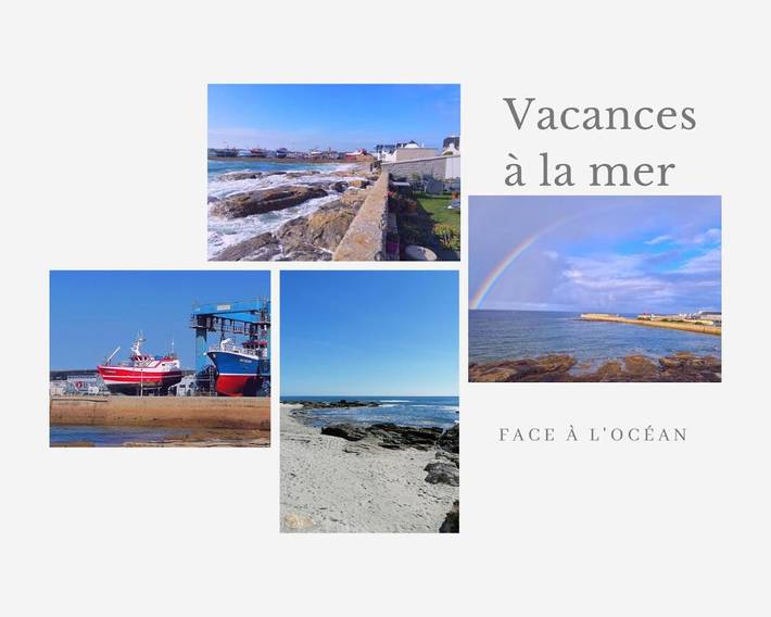 Maison d’hôte pour 4 personnes, avec jardin et vue dans Port de pêche du Guilvinec
