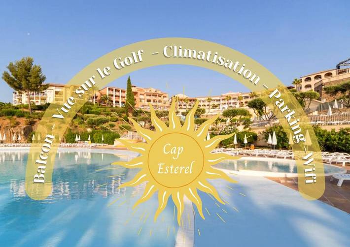 Gîte pour 4 personnes, avec vue ainsi que piscine et terrasse, animaux acceptés dans Gare Du Dramont