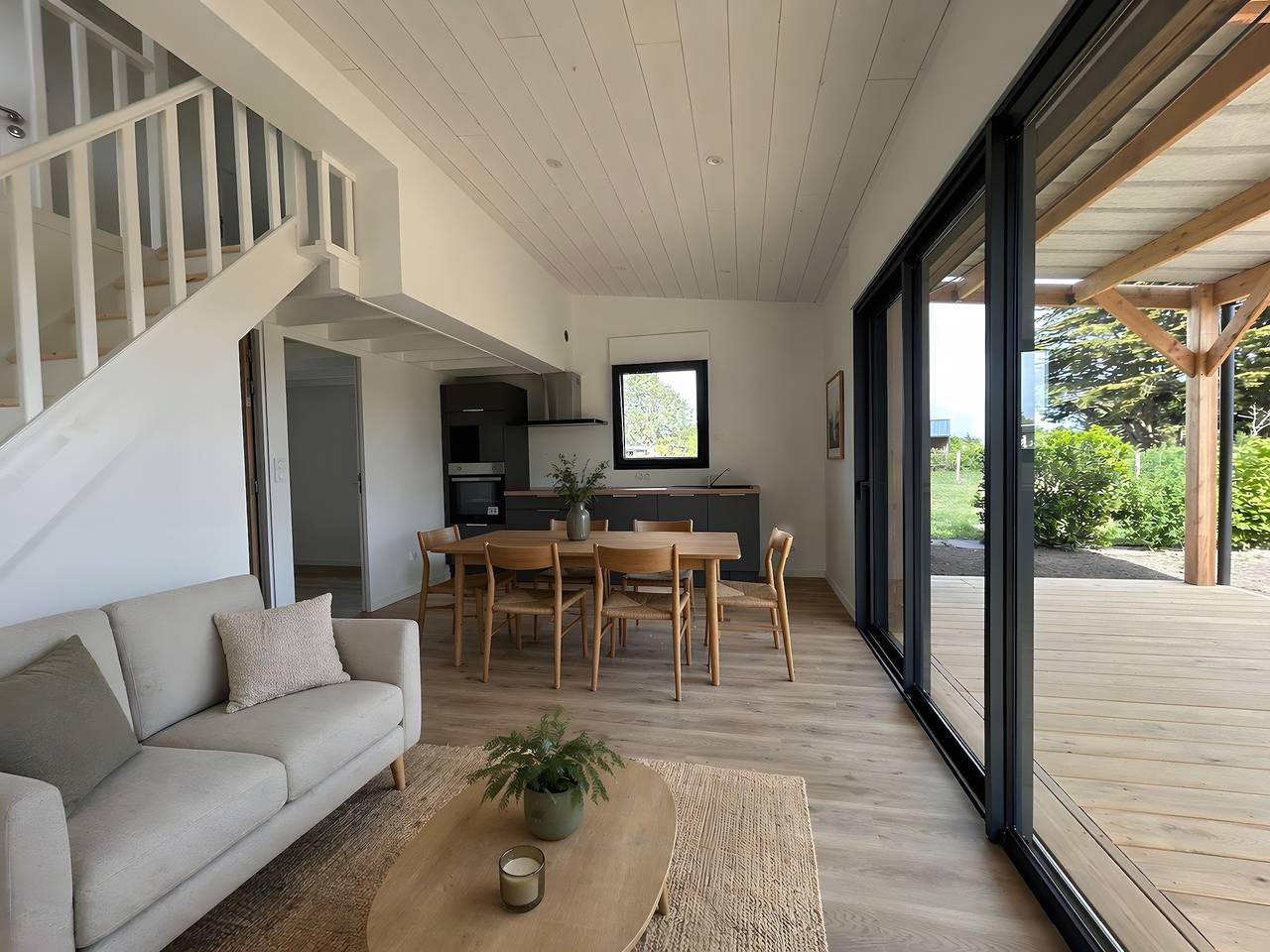 Gavrinis, a 600 m de la playa, parking, wifi, terraza y jardín privado in Sarzeau, Côte des Mégalithes