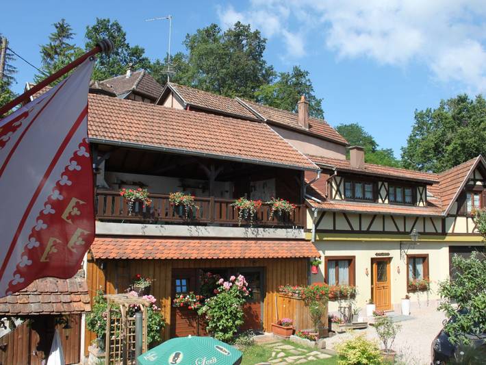 Location de vacances pour 5 personnes, avec terrasse et jardin à Nothalten