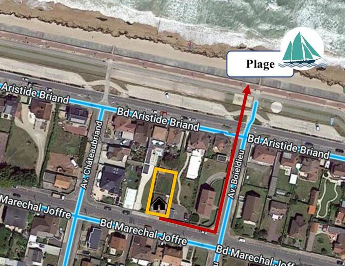 Location de vacances pour 4 personnes, avec jardin, animaux acceptés à Ouistreham - 2