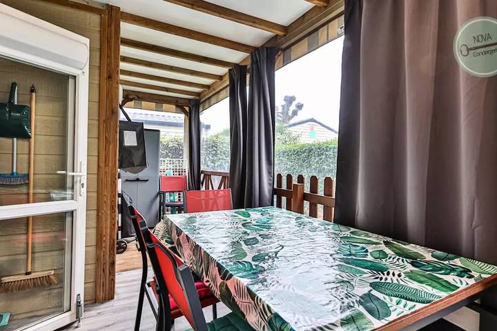 Gîte pour 5 personnes, avec piscine dans Plage des Mouettes