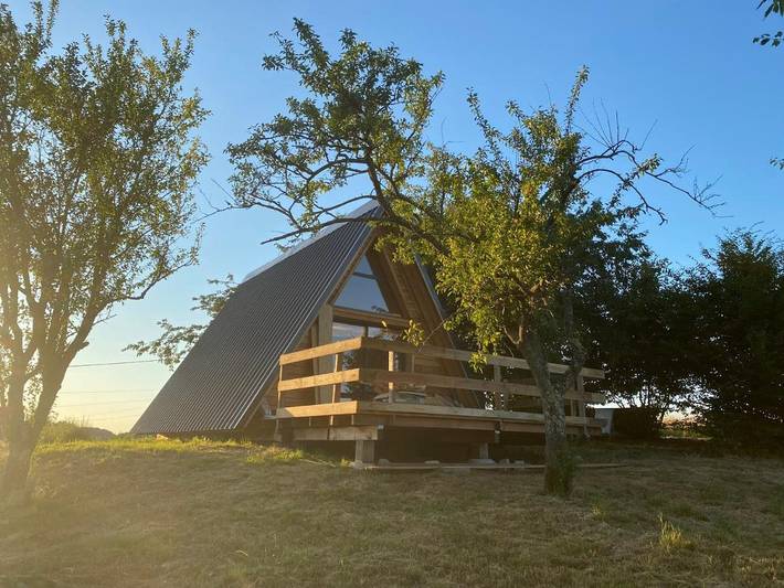 Maison de campagne pour 4 personnes, avec vue et jardin à Belmont (Haute-Saône)