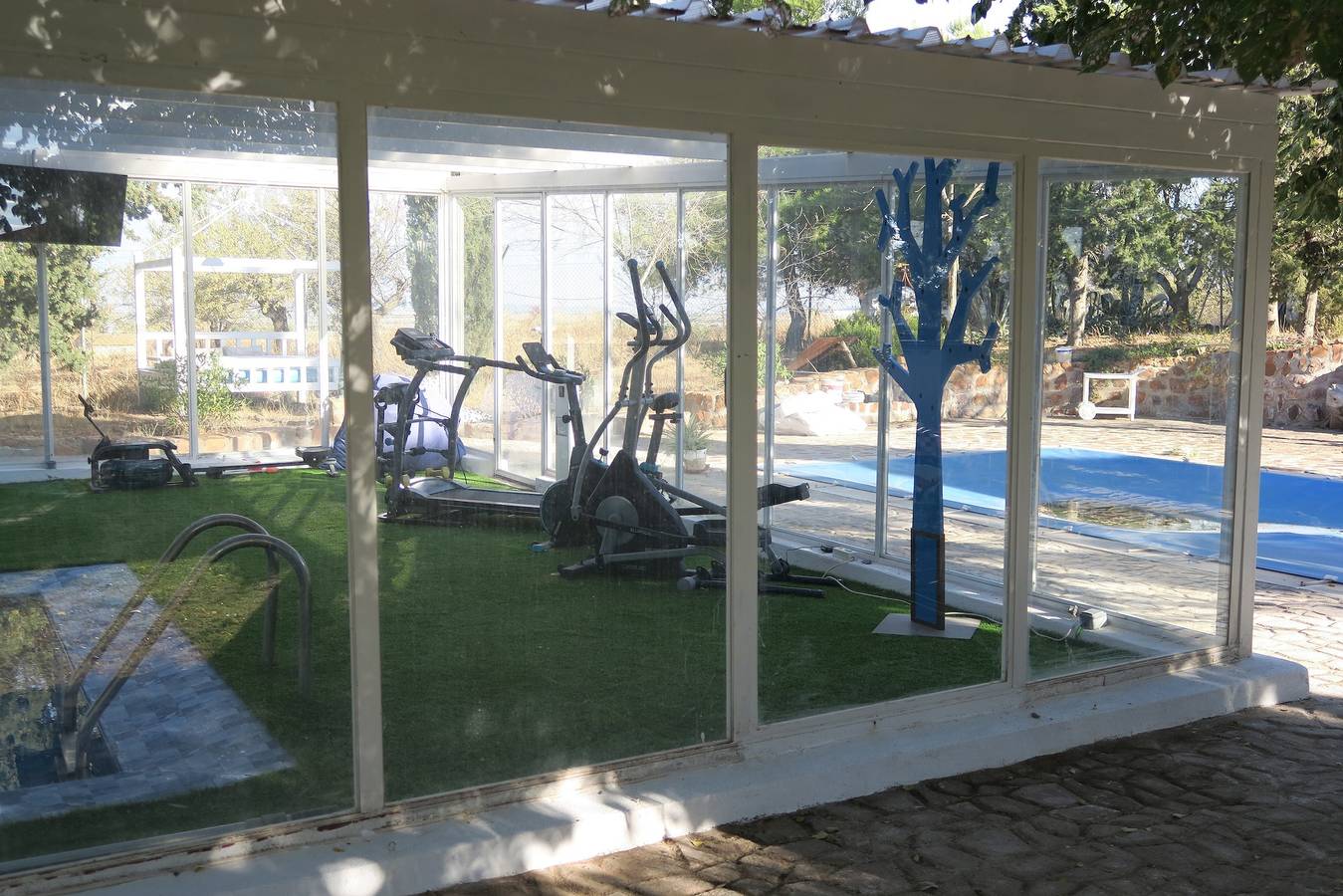 Landelijk Huis met Gym, Zwembad en Uitzicht op de Bergen in Mazarambroz, foto 14