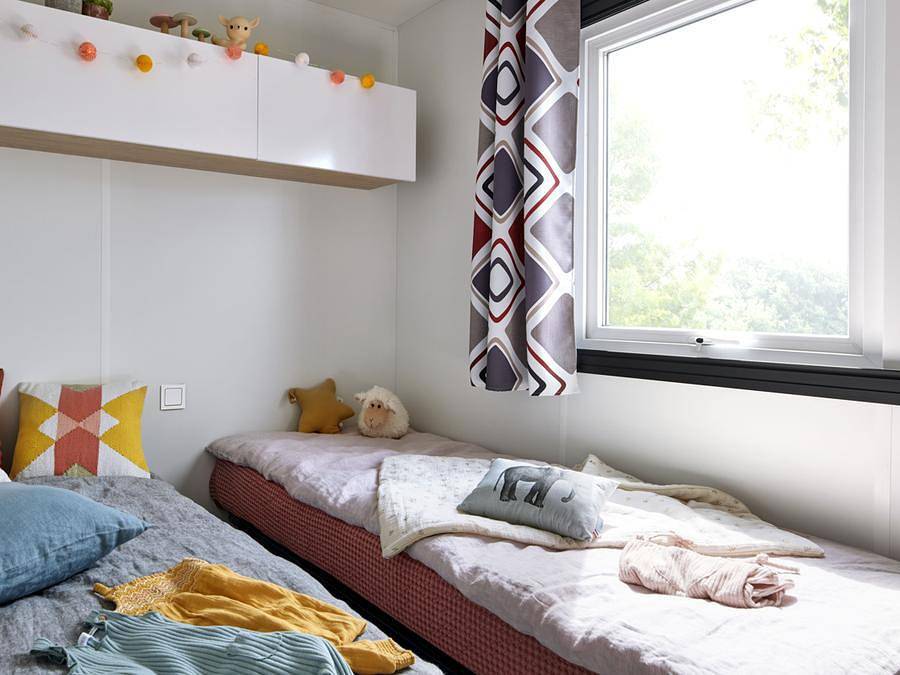 Camping Du Pre Des Moines - Mobilheim 2 personen - Mobilheim Capucine +++ 3 Zimmer in Gouvieux, Oise