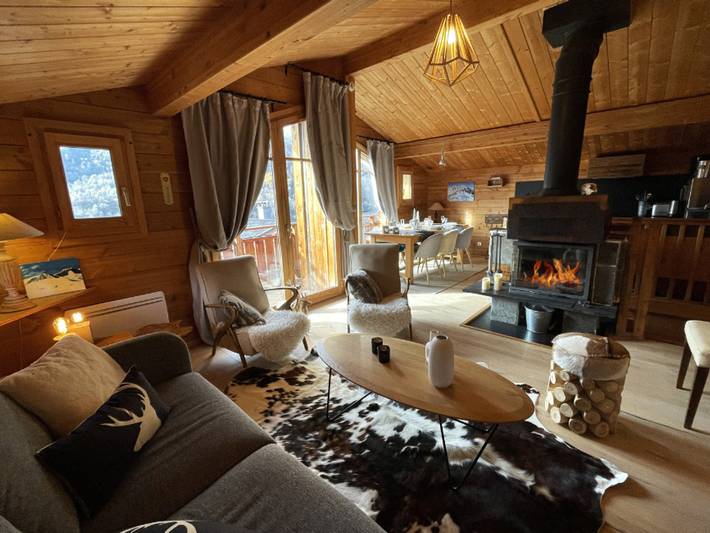Chalet pour 8 personnes, avec balcon