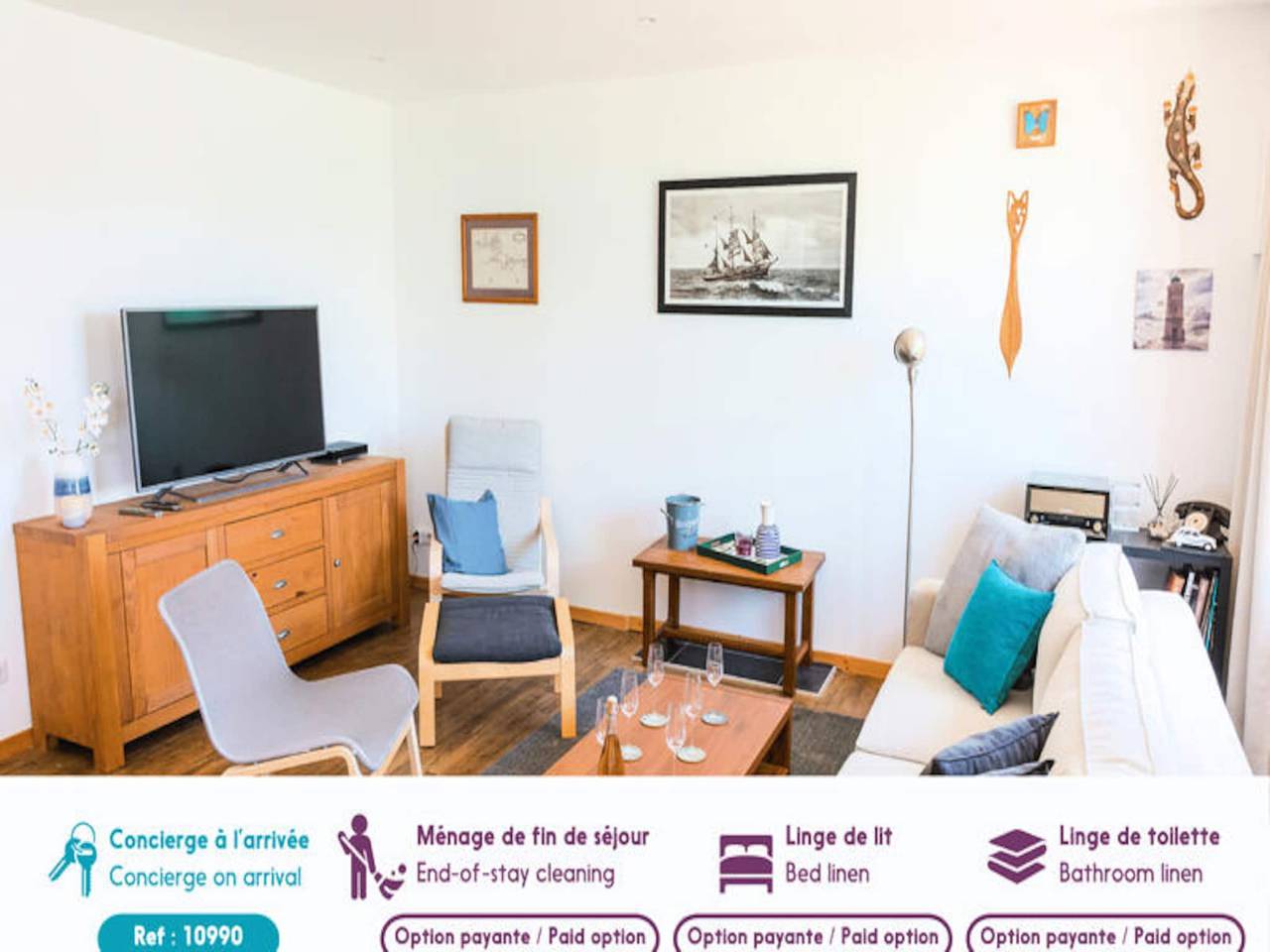 Appartement entier, Maison à Guilvinec près de Grève Blanche in Plomeur, Région de Quimper