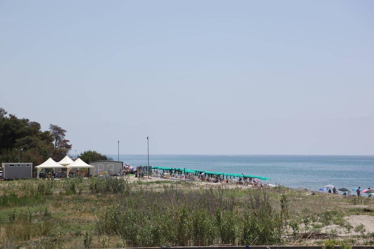 Le terrazze sulla spiaggia in Marina di Ascea, Ascea
