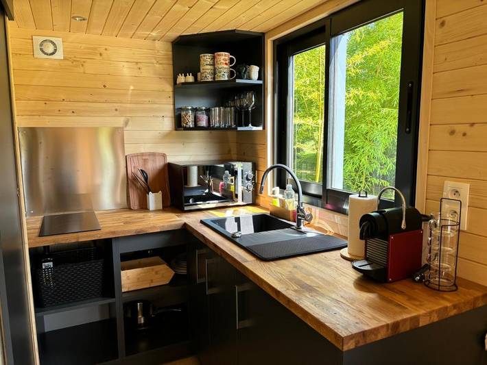 Tente pour 4 personnes, avec jardin ainsi que piscine et vue dans les Landes - 4