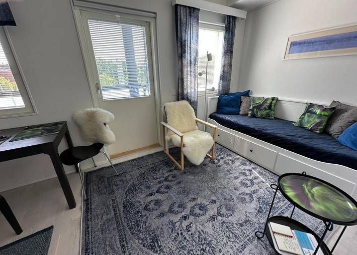 Appartement de vacances pour 4 personnes, avec vue ainsi que terrasse et sauna