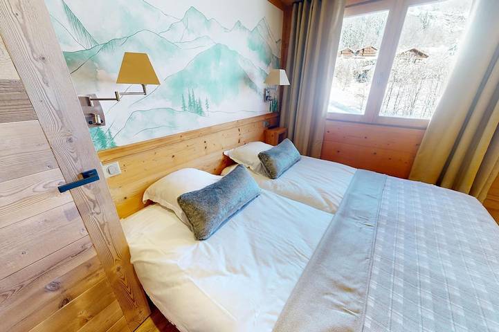 Berghütte-Joubarbe-Luxus-Bergblick-Ensuite in Chinaillon, Le Grand-Bornand