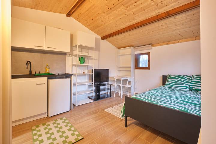 Studio pour 2 personnes, avec Jardin