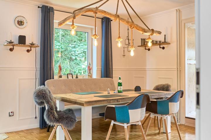 Ferienwohnung für 4 Personen, mit Sauna und Terrasse sowie Garten und Ausblick - 1