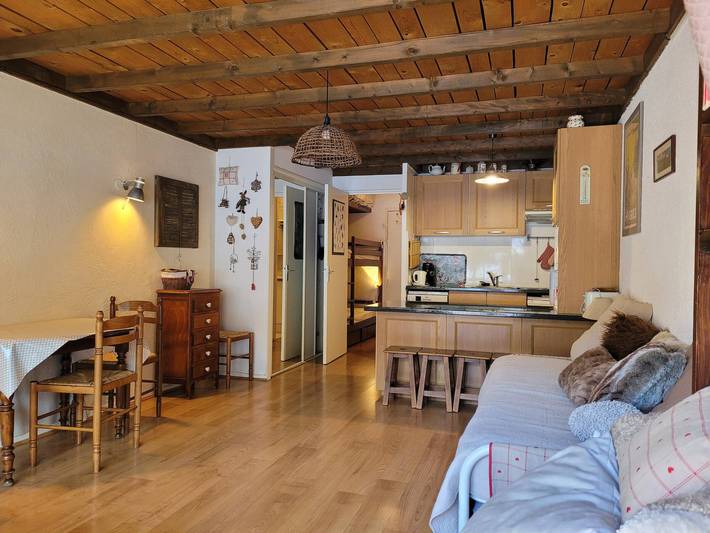 Ganzes Studio, Gemütliches Studio für 4 mit sonniger Terrasse in Pra-Loup in Pra-Loup, Uvernet-Fours