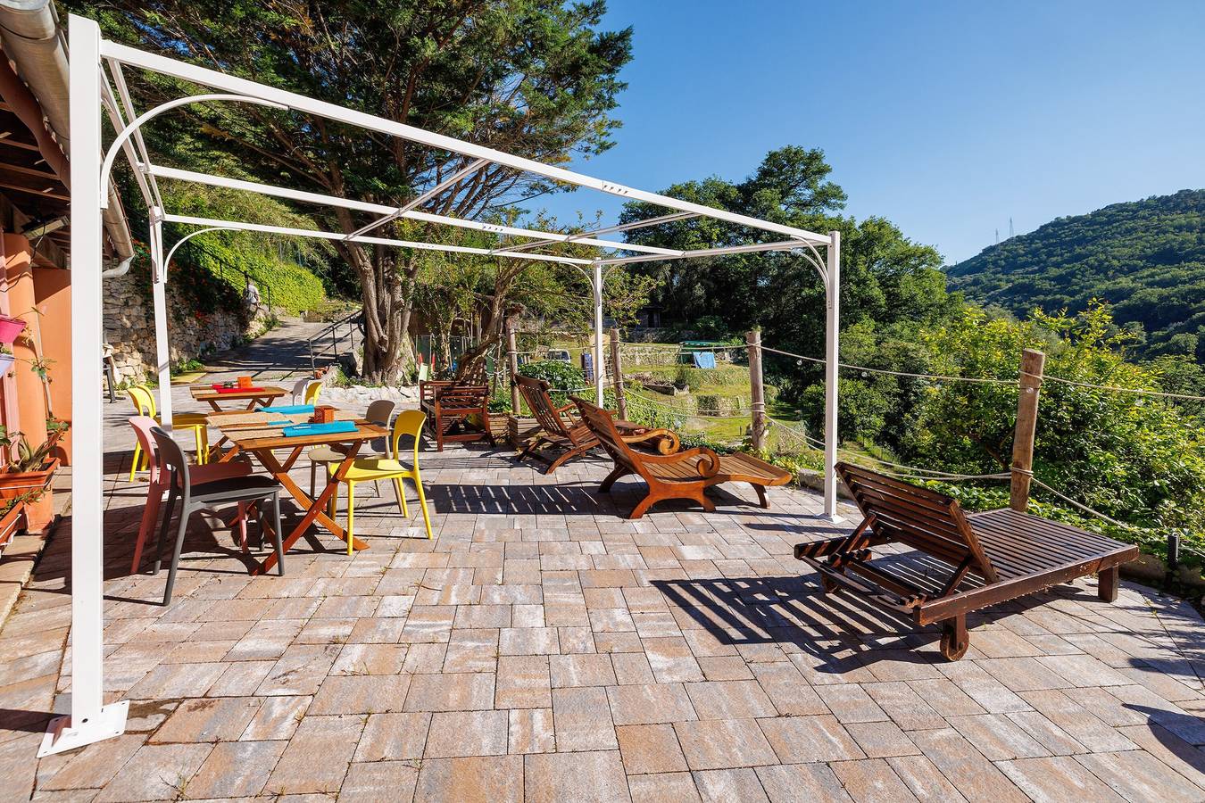Room 'Azzurra' with Shared Terrace, Wi-Fi and Air Conditioning in Finale Ligure Municipality, Riviera di Ponente