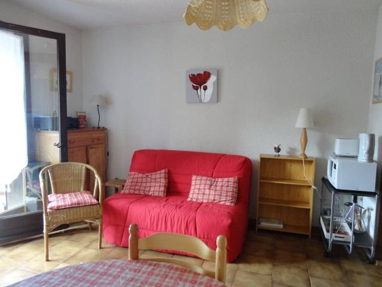 Studio entier, Studio 4 pers. avec lave-linge, balcon et accès direct aux pistes - Proche centre des Carroz in Les Carroz, Arâches-la-Frasse