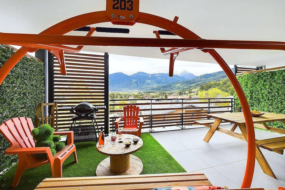 Appartement entier, Appartement cosy avec vue sur le Mont-Blanc et Aiguille du Midi in Domancy, Pays du Mont-Blanc