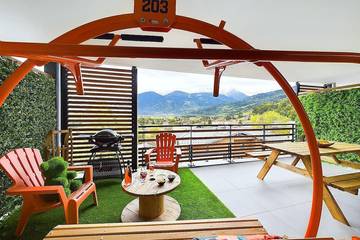 Gîte pour 4 personnes, avec terrasse à Domancy