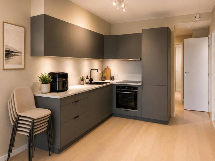 Ferienwohnung für 4 Personen, mit Balkon und Terrasse sowie Ausblick in Fjell - 2