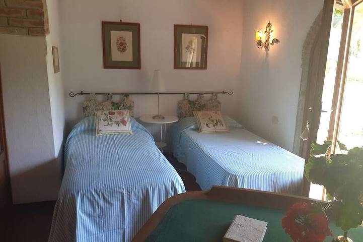 Il Fienile del Poggiolo: un cottage per famiglie vicino a Firenze: vista sulla valle in Londa, Firenze province