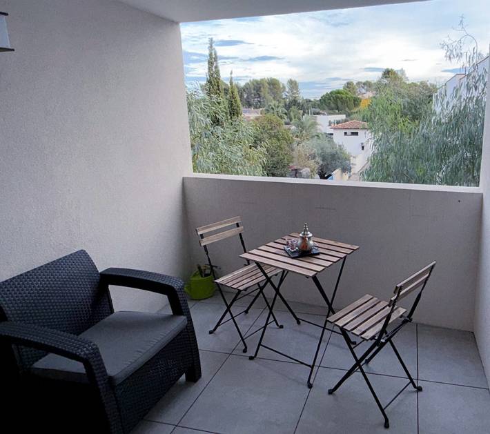 Gîte pour 4 personnes, avec terrasse à Castelnau-le-Lez