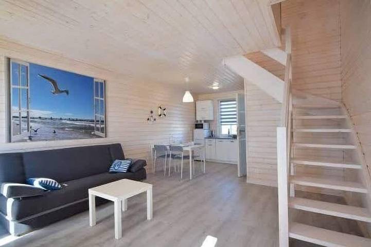 Bungalow für 6 Personen, mit Pool und Garten, mit Haustier in Mielno