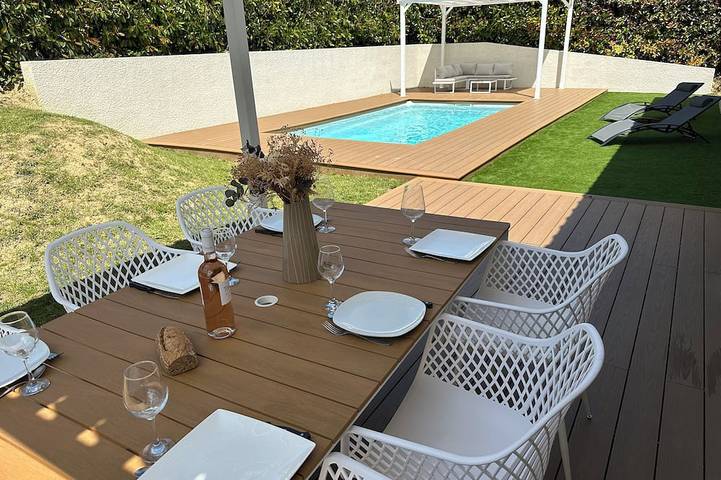 Villa pour 7 personnes, avec jardin