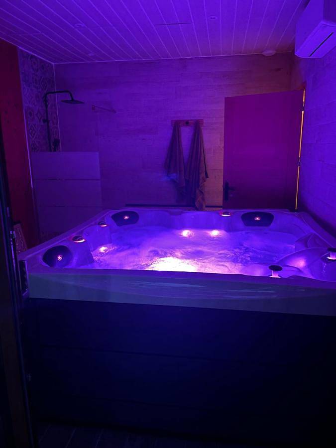 Chalet pour 6 personnes, avec Jacuzzi et Terrasse ainsi que Jardin et Vue sur le lac
