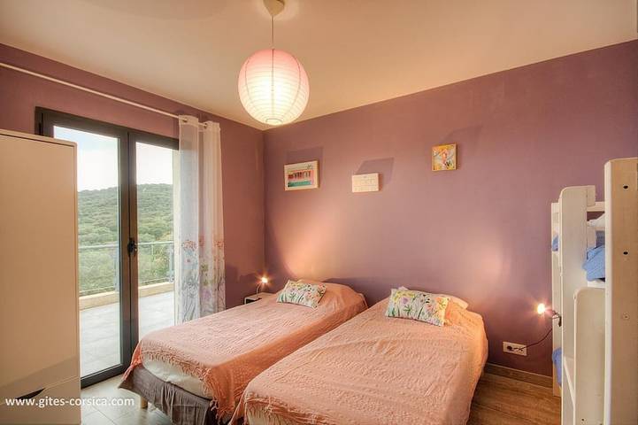 Villa Esigna, pour 6/8 personnes au coeur du maquis vue mer panoramique in Cargèse, Parc naturel régional de Corse