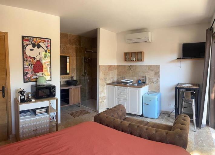 Gîte pour 2 personnes, avec jardin et piscine à Lagnes - 3