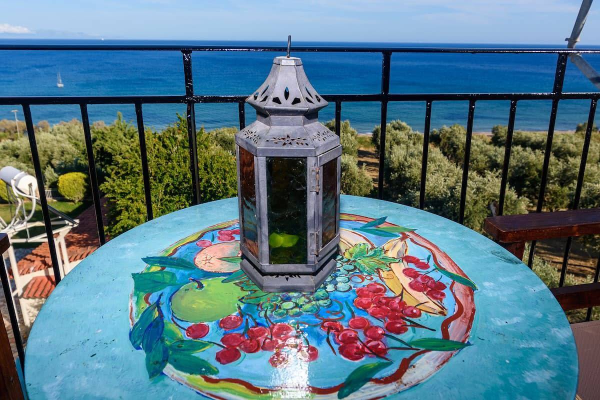 Eros home, perfect location, panoramic sea view in Koroni, Messenia