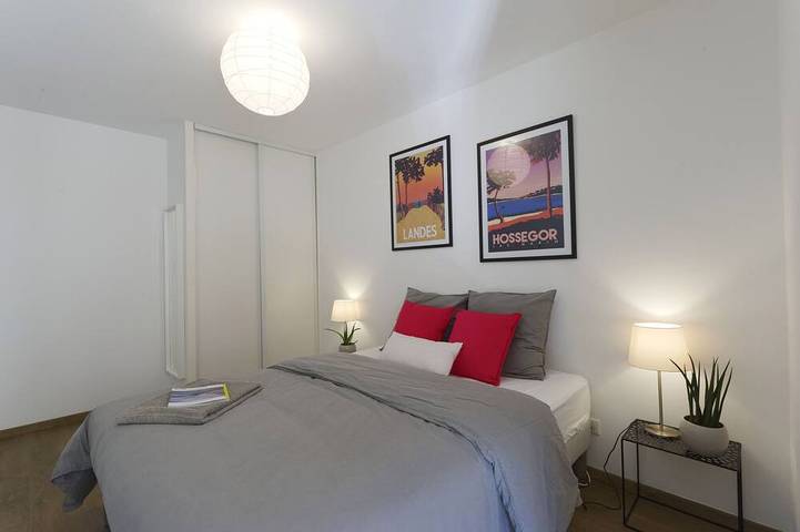 Ganze Wohnung, Komfortables Apartment für 4 Personen – Strand & Hafen zu Fuß erreichbar in Capbreton, Côte d’Argent