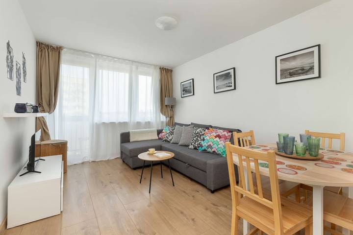 Apartament wakacyjny dla 4 osób, z balkon/ taras, Dla rodziny w Jelitkowo