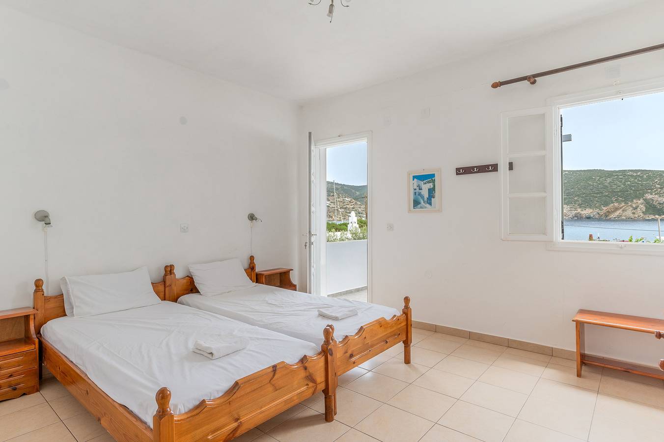 Monolocale intero, Monolocale 'Sifnos 2' con vista mare, Wi-Fi e aria condizionata in Spiaggia di Vathi, Cicladi