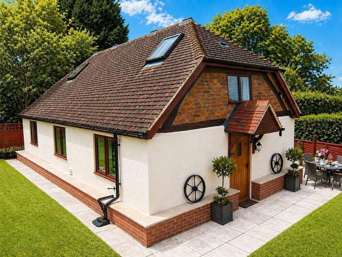 Romeo Cottage - Sleeps 4 - Open Plan Barn - Private Hot Tub & Garden in Wilmcote, Warwickshire